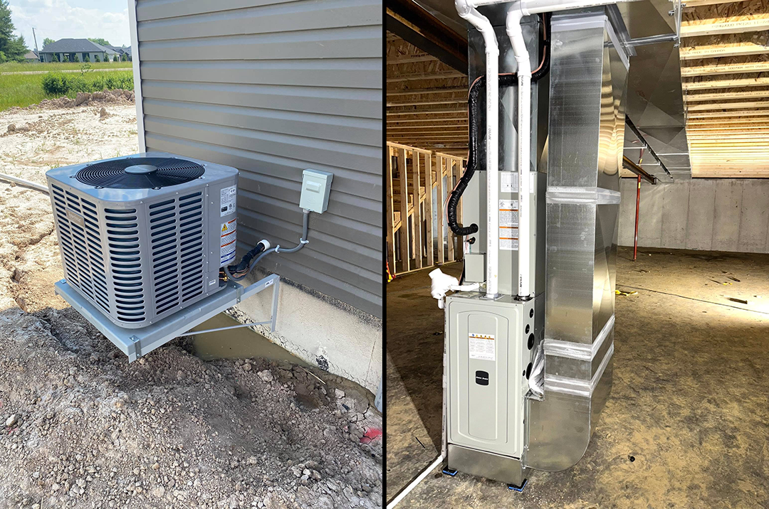 AC exterior install